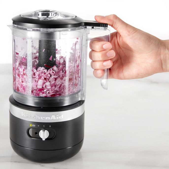 Кухонный комбайн KitchenAid 5KFCB519EBM 240Вт черный