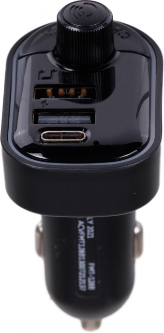 Автомобильный FM-модулятор ACV FMT-128B черный MicroSD BT USB 38762