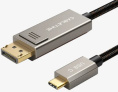 Кабель CABLETIME CC22L (CT-CMDP8K-ZG2) 2 м, USB C-DisPlayPort 8K/60 Гц