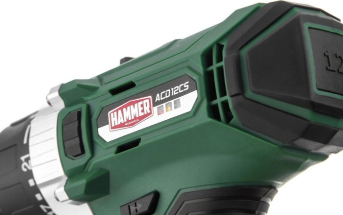 Дрель-шуруповерт аккумуляторная Hammer ACD12CS