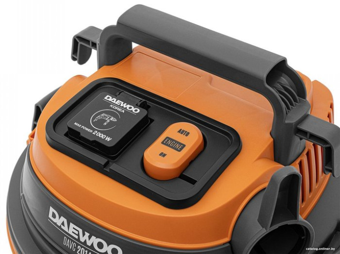 Строительный пылесос Daewoo DAVC 2014S, оранжевый