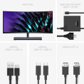 34" Монитор Huawei MateView GT ZQE-CAA, 3440x1440, VA, 190Гц, 2хHDMI, 1хDP, изогнутый, черный [53061124]
