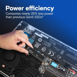 Твердотельный накопитель SSD Crucial P510 2TB PCIe Gen5 NVMe M.2 SSD CT2000P510SSD8