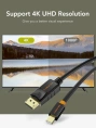 Кабель CABLETIME CD41H (CT-AV588-02G-W1) 1 м, Mini DisplayPort - DisplayPort, адаптер Cabletime Mini DP - DP, 4K, белый