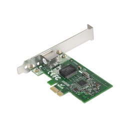 Сетевой адаптер ExeGate EXE-i210AT (PCI-E x1 v2.0, порт 1xRJ45 (медный), 10/100/1000Mbps, Gigabit Server NIC Intel Chipset WGI210AT) EX283723RUS