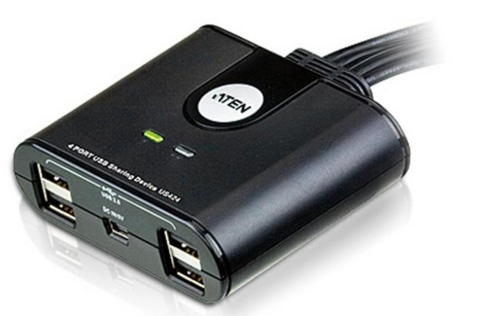 Переключатель электронный ATEN 4 PORT USB Sharing Device. US424-AT
