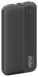 Внешний аккумулятор Power Bank HIPER SM10000, 10000мAч, черный [sm10000 black]