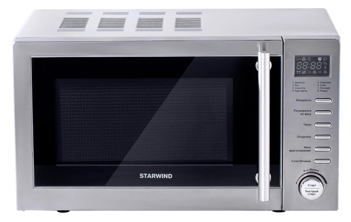 Микроволновая печь StarWind SMW5320, 700Вт, 20л, серый/серебристый