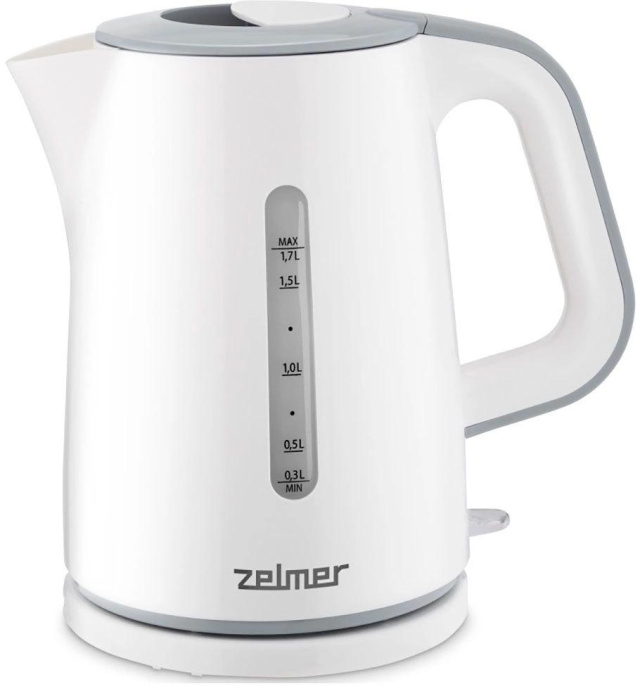 Чайник электрический Zelmer ZCK7620S, 1.7л, пластик