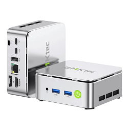 Неттоп GMKTEC Mini NucBox G10 AMD Ryzen 5 3500U, DDR4 16ГБ, 512ГБ SSD , AMD Radeon Vega 8, Windows 11 Pro, серебристый [g10/3500u/16gb+512gb]