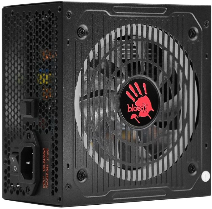Блок питания BLOODY BD-PS750G, 750Вт, 80 PLUS GOLD, 120мм, черный, retail [bd-ps750g-mr]