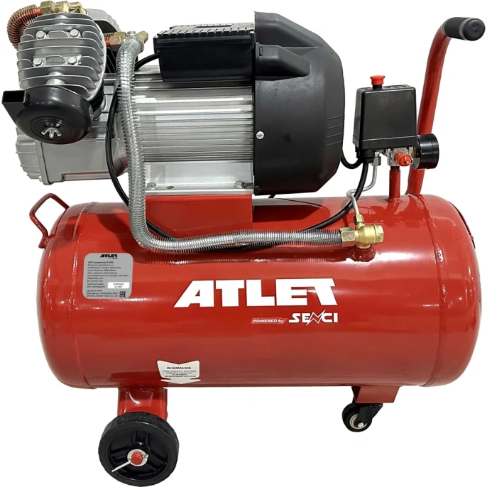 Поршневой масляный компрессор ATLET (50 л, 8 бар, 356 л/мин) SC-V50L