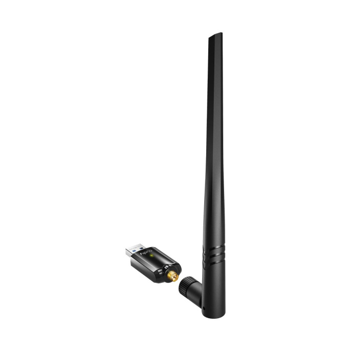 Адаптер Wi-Fi/ 1300Mbps High Gain Wi-Fi USB 3.0 Adapter, 802.11ac/a/b/g/n, 867Mbps at 5GHz + 400Mbps at 2.4GHz, 1 high gain detachable antenna, USB 3.0 WU1400