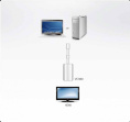 ATEN VC980-AT Конвертер, Mini DisplayPort HDMI, Mini DisplayPort HDMI, Male Female, без Б.П., 1920x1200/1080p