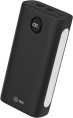 Внешний аккумулятор (Power Bank) Cactus CS-PBFSJA-30000,  30000мAч,  черный