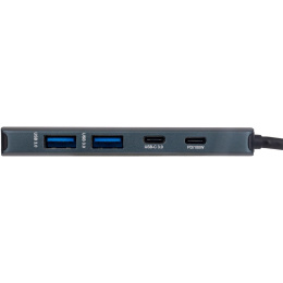 Док-станция Docking station HIPER USB-C HUB 5in1 HP-DS5-03