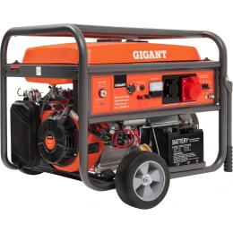 Бензиновый трехфазный генератор Gigant (8 кВт; эл.стартер; ATS; колёса и ручки) GGL-8000Е-3