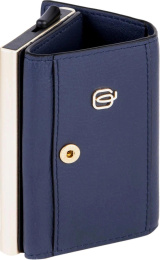 Чехол для кредитных карт Piquadro Lyra PP5649W92R/BLU4 синий натур.кожа