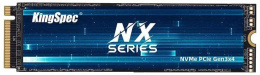 SSD накопитель KINGSPEC NX-128 128ГБ, M.2 2280, PCIe 3.0 x4,  NVMe,  M.2