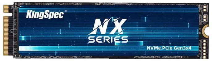 SSD накопитель KINGSPEC NX-256 256ГБ, M.2 2280, PCIe 3.0 x4, NVMe, M.2