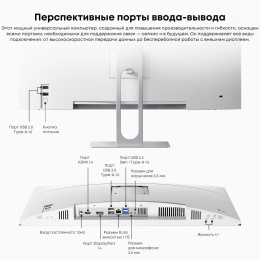 Моноблок Chuwi Unitech 24 23.8" Full HD Ryzen 5 6600H 3.3 16Gb SSD512Gb 660M Windows 11 Pro GbitEth WiFi BT 48W клавиатура мышь Cam белый 1920x1080 (23437282)