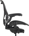 Кресло HERMAN MILLER Aeron C Large, на колесиках, сетка, черный [aeron c large black]