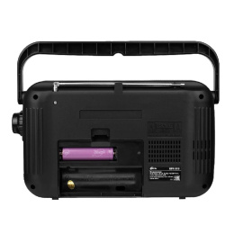 Радиоприемник Ritmix RPR-303 ФМ радиоприёмник 4-диапазонный FM/AM/SW1/SW2 , аналоговый тюнер, динамик 102 мм 8Вт 4Ом, ручка настройки частоты и громкости, телескопическая антенна. Питание: DC 5B USB-C кабель в комплекте