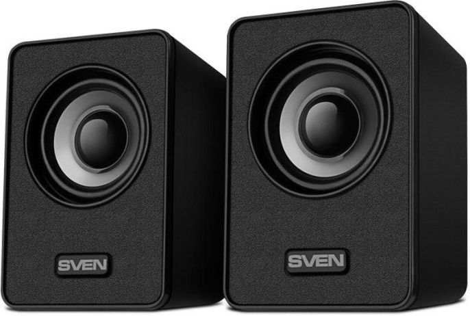 Колонки Sven 135,  2.0,  черный [sv-020231]