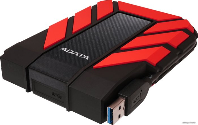 Жесткий диск A-Data USB3.0 1TB AHD710P-1TU31-CRD HD710Pro DashDrive Durable 2.5" красный