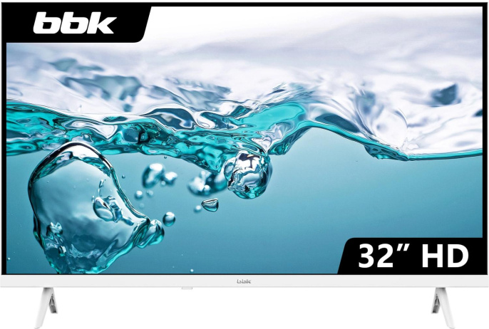 32" Телевизор BBK 32LEM-1045/TS2C (W) HD, белый