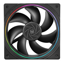 Кулер для корпуса Case Cooler Thermalright TL-S12 120x120x25mm, 4-pin PWM, ARGB, 47.6CFM, 23.2dBA, 1500RPM, Black