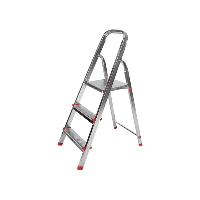 Стальная стремянка REXANT 3 ступеньки, усиленный профиль 12-5053