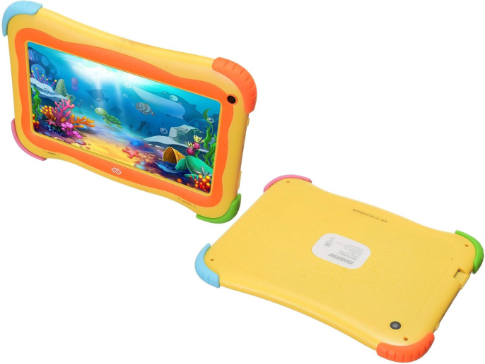 Планшет Digma Optima Kids 7 RK3126C 1.2 4C RAM1Gb ROM16Gb 7" IPS 1024x600 Android 8.1 разноцветный 2Mpix 0.3Mpix BT WiFi microSD 128Gb 2500mAh