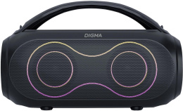Колонка порт. Digma D-PS1532 черный 60W 2.0 BT 10м 3600mAh (PS1532B)