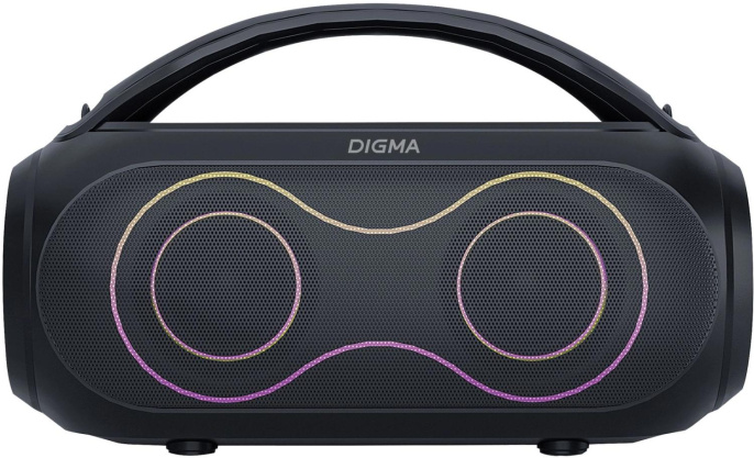 Колонка порт. Digma D-PS1532 черный 60W 2.0 BT 10м 3600mAh (PS1532B)
