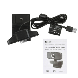 Веб-камера ACD-Vision UC500 CMOS 2МПикс, 1920x1080p, 30к/с, микрофон встр., кабель USB 2.0 1.5м, универс. крепление, черный корп. RTL {60} 551783 ACD-DS-UC500