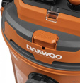 Строительный пылесос Daewoo DAVC 2500SD 1400Вт (уборка: сухая/влажная/выдув/сбор воды) оранжевый