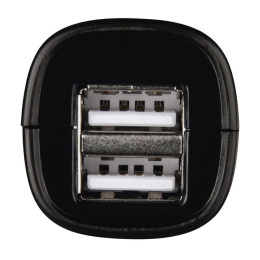 Автомобильное зарядное устройство HAMA H-1401660,  2xUSB-A,  12Вт, 1.2A, черный [00173624]