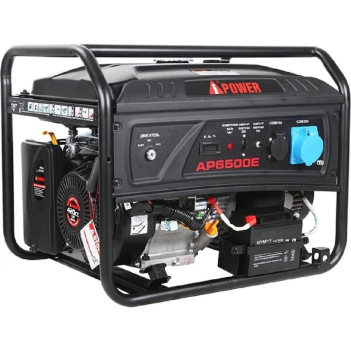 A-ipower Бензиновый генератор A-iPower lite AP6500E с подключением АВР [20207]