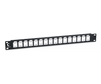 Cabeus PLB-16 Модульная патч-панель 19", 16 портов, 1U, для неэкранированных модулей