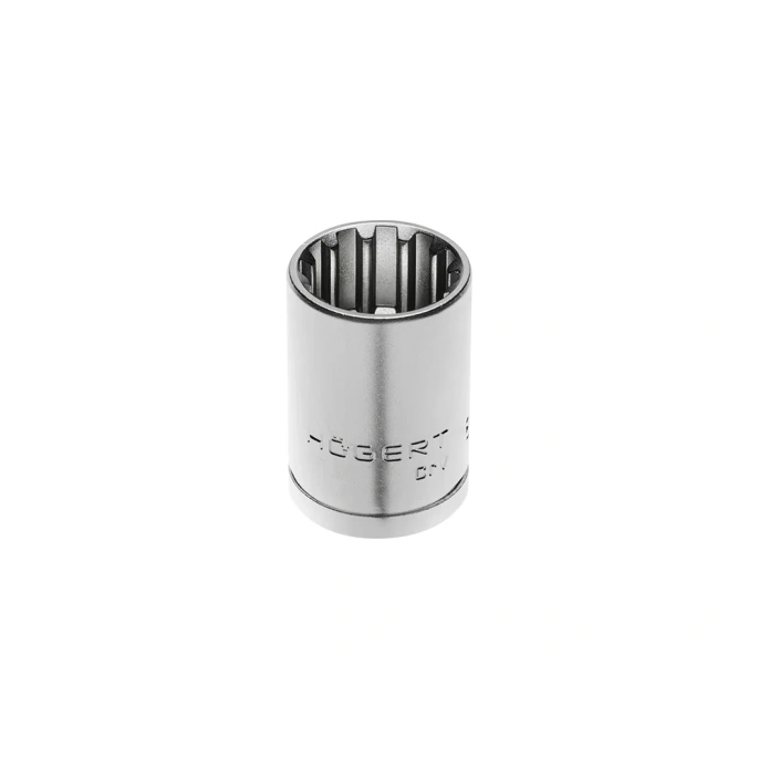 Головка торцевая Spline (17 мм; 1/2DR; CrV50BV30; DIN 3124) HOEGERT TECHNIK HT1A417