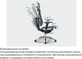 Кресло руководителя МЕТТА Yoga Spine Triumph B2 (Черный CC.50.15.13A), экокожа/сетка, до 150кг, синхромеханизм, регулируемые 6D подлокотники,  черный