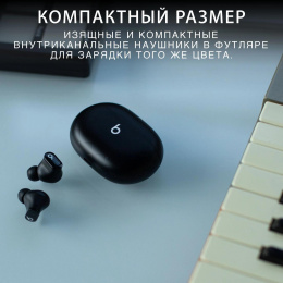 Гарнитура внутриканальные Beats Studio Buds True Wireless Noise Cancelling черный беспроводные bluetooth в ушной раковине MJ4X3EE/A