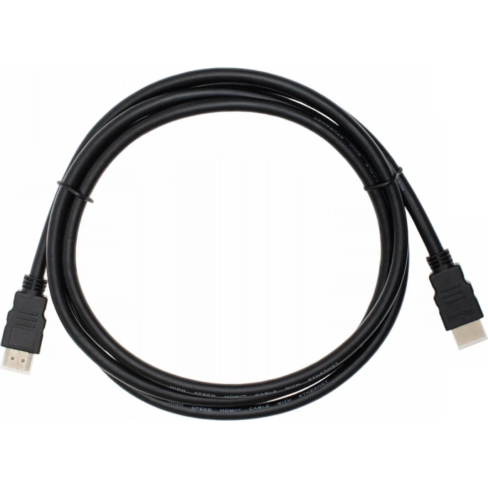 Аудио-видео кабель CACTUS CS-HDMI.1.4-1.8 HDMI (m)/HDMI (m) 1.8м. позолоч.конт. черный 1723666