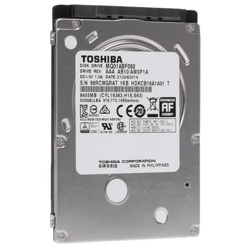Жесткий диск Toshiba SATA-III 500GB MQ01ABF050 4KN 5400rpm 8Mb 2.5"