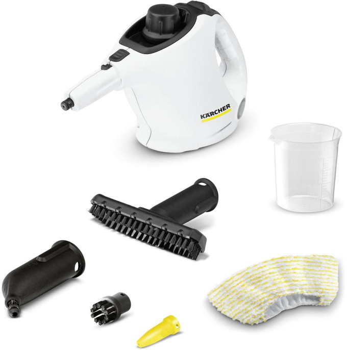 Пароочиститель ручной Karcher SC 1 EU 1200Вт белый