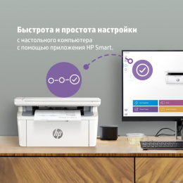 МФУ лазерный HP LaserJet M141a (7MD73A) A4 белый