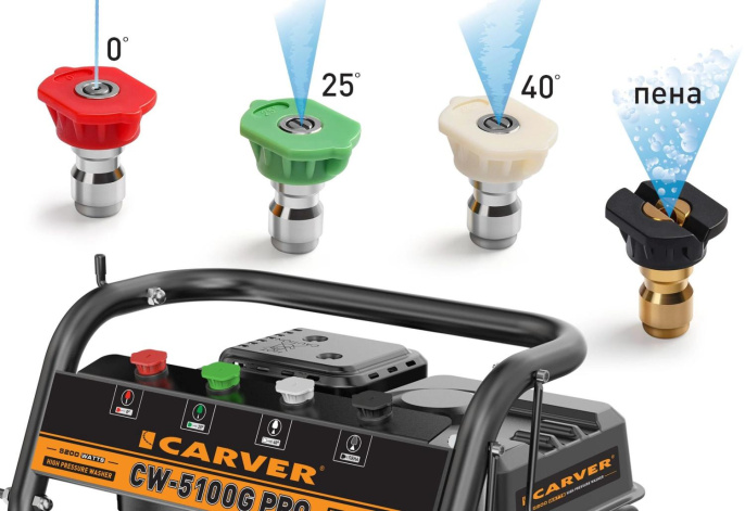 Мойка высокого давления CARVER CW-5100G [01.024.00032]