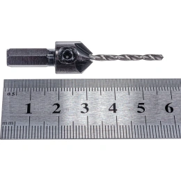 Сверло пилотное 2.38 мм с зенкером для шурупов 3 мм, размер №6 Gigant GT-062