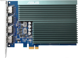 Видеокарта ASUS NVIDIA GeForce GT 730 GT730-4H-SL-2GD5 2ГБ GDDR5, Ret